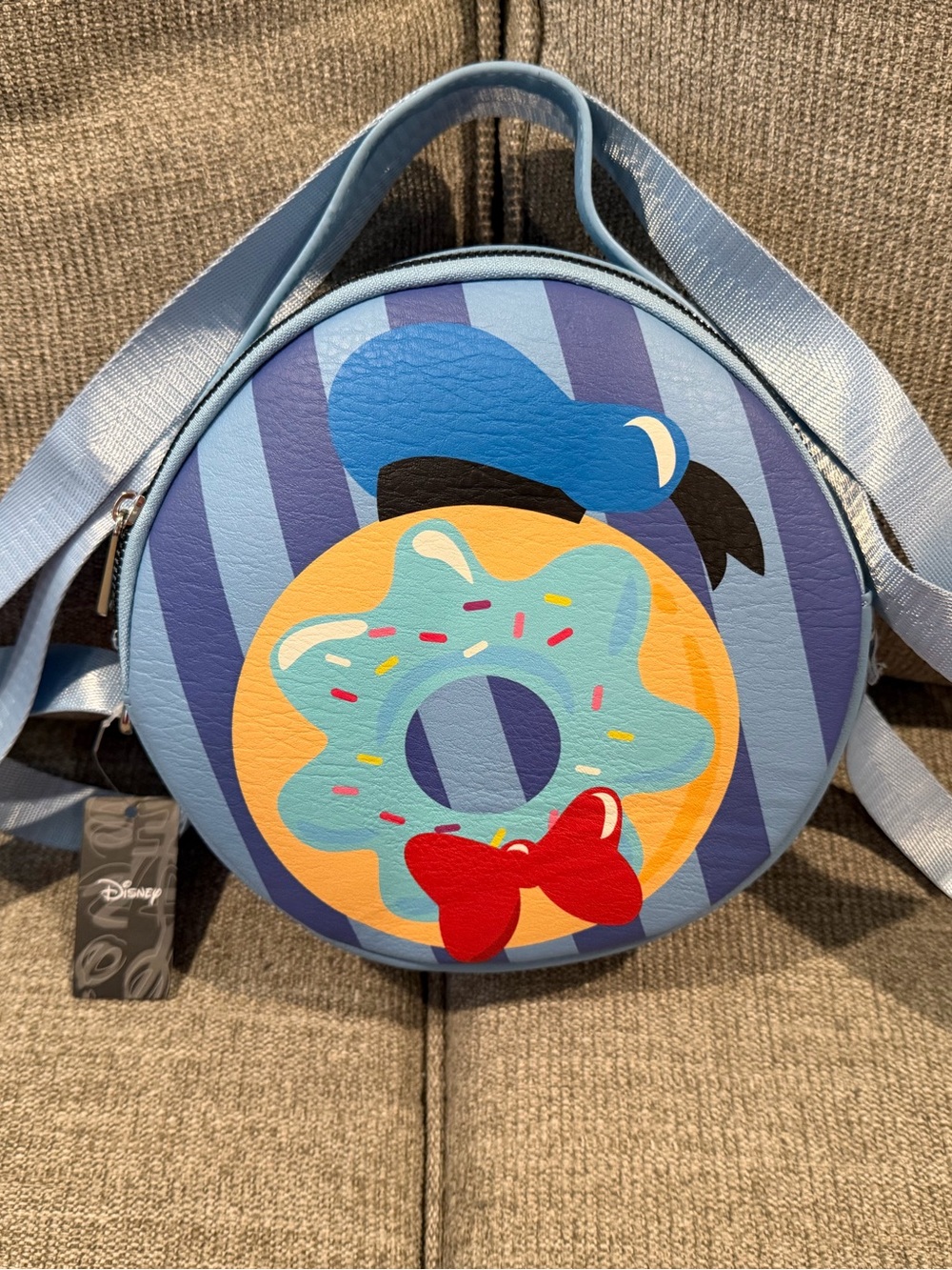 NWT- Buckle-Down Light Blue & Teal Disney Character Donald Duck Bag - Picture 1 of 5